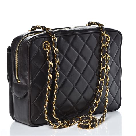 how much is a quilted chanel bag|Chanel leather shoulder bag.